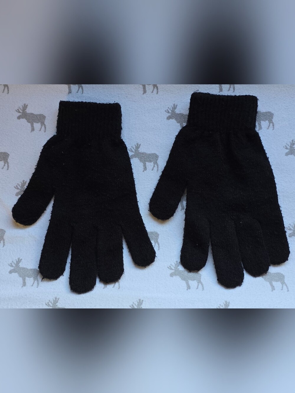 Soft Black Kids Gloves Unisex Time and True One Size 5T Warm Winter